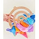 Sarah's Silks Regenboog kapstok voor speelzijde