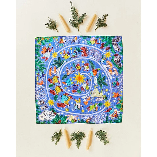 Sarah's Silks Speelzijde medium Advent