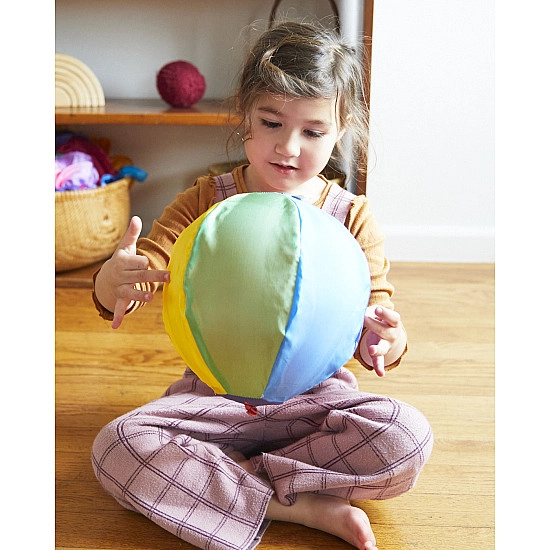 Sarah's Silks Speelzijde Ballon Bal regenboog 