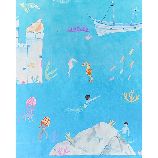 Sarah's Silks Speelzijde mini Playmap Onderwaterland