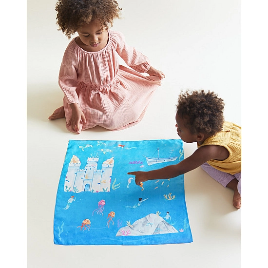 Sarah's Silks Speelzijde mini Playmap Onderwaterland