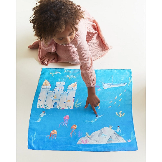 Sarah's Silks Speelzijde mini Playmap Onderwaterland