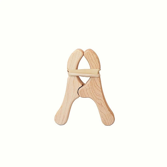 Sarah's Silks Esdoorn Houten Speelknijper - 1 st