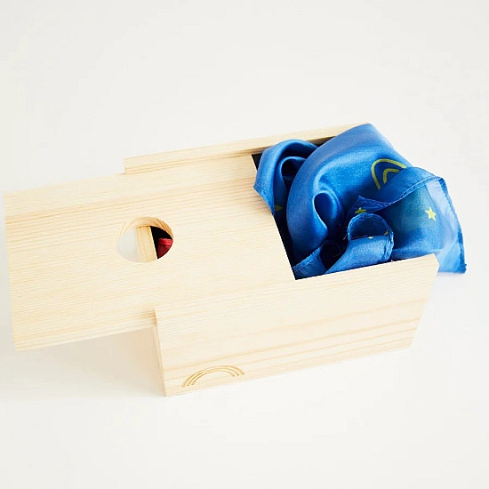 Sarah's Silks Houten Trekdoos met Speelzijde