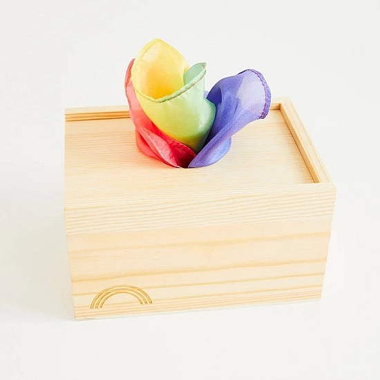 Sarah's Silks Houten Trekdoos met Speelzijde