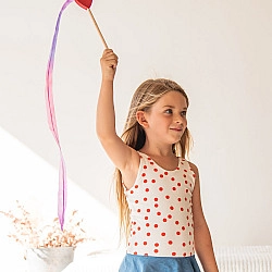 Speelzijde wimpel mini met hartje