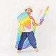 Sarah's Silks Speelzijde zwaard regenboog
