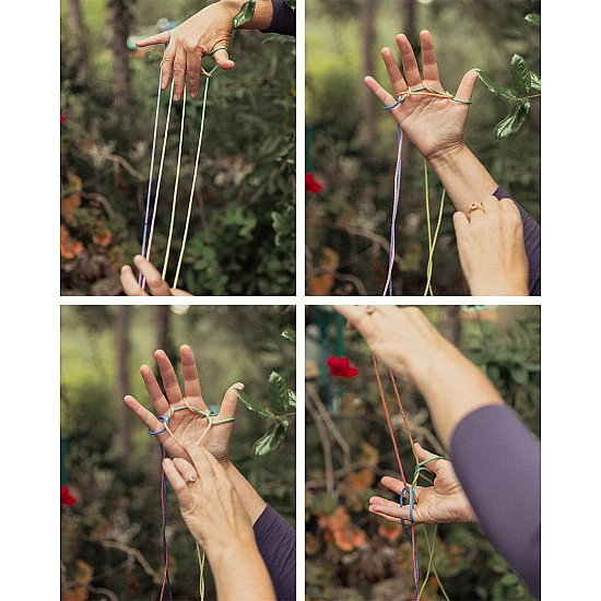 Sarah's Silks Regenboog touw spelletje