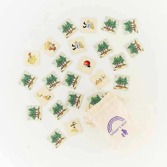 Sarah's Silks Memoryspel Winnie de Poeh