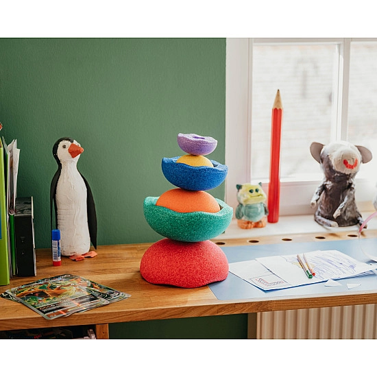 Stapelstein® Inside Regenboog - set van 6