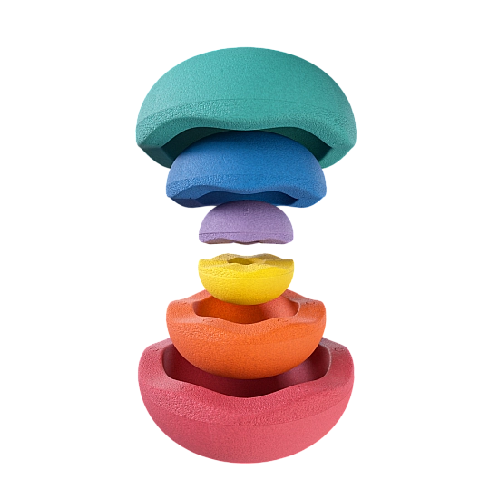Stapelstein® Inside Regenboog - set van 6