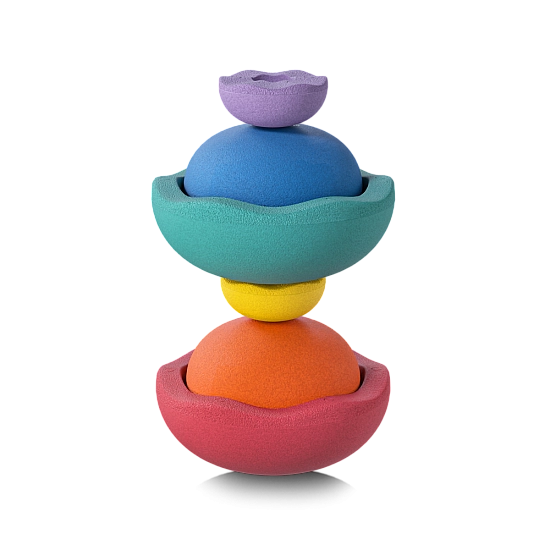 Stapelstein® Inside Regenboog - set van 6