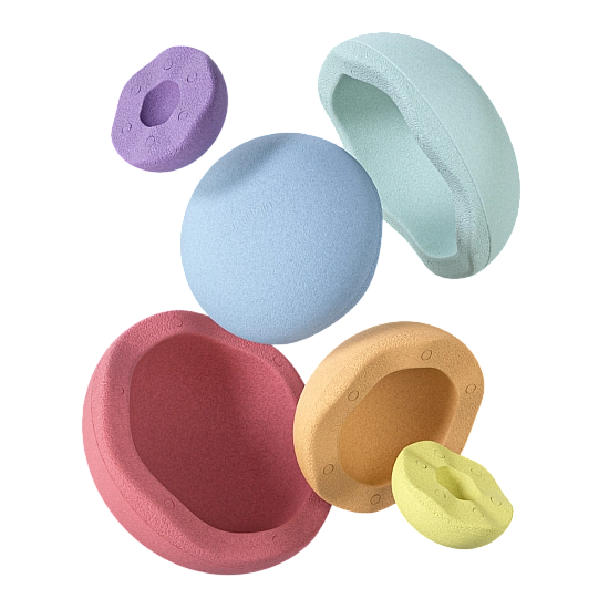 Stapelstein® Inside Pastel - set van 6