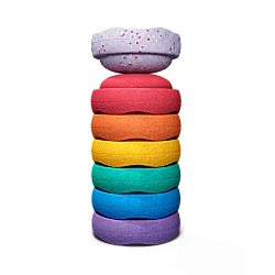 Stapelstein Winter Special Mini regenboog set