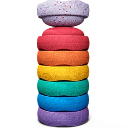 Stapelstein Winter Special Mini regenboog set