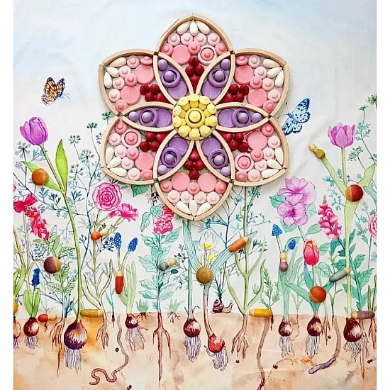 Wondercloths Speeldoek In Bloei - groot