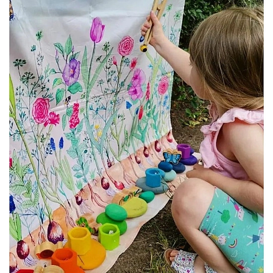 Wondercloths Speeldoek In Bloei - groot