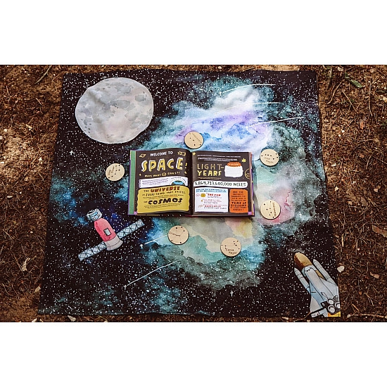 Wondercloths Speeldoek Naar De Maan - groot