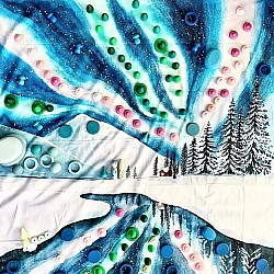 Speeldoek: Noorderlicht - groot