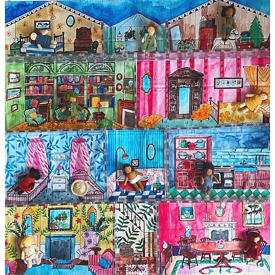 The Wonderie Speeldoek: Welkom in het Poppenhuis - groot 