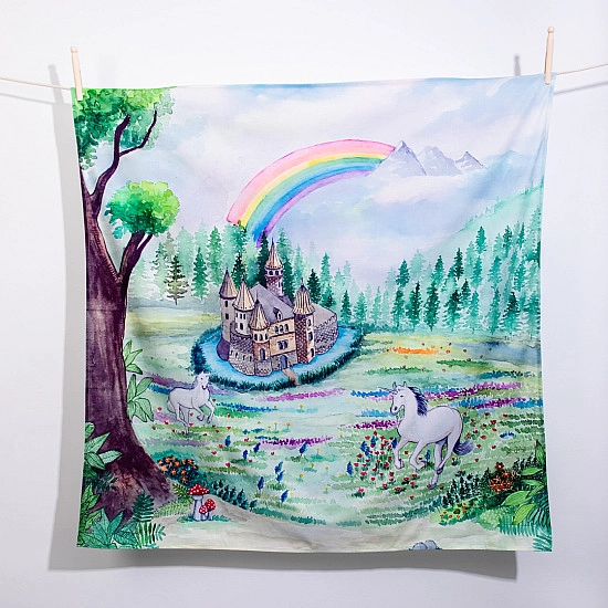 Wondercloths Speeldoek Betoverd Koninkrijk - groot