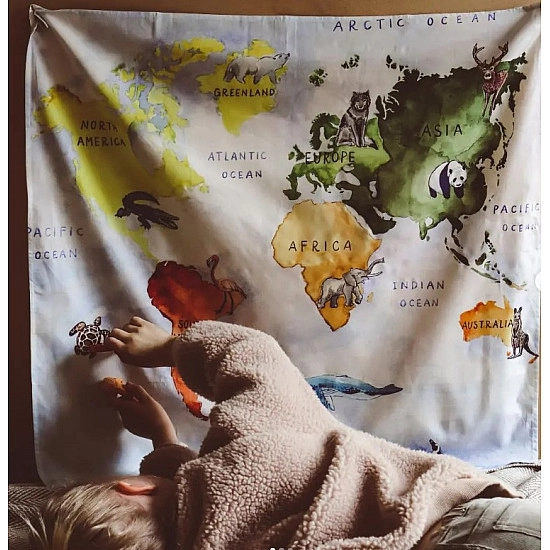 Wondercloths Speeldoek Onze Wereld 